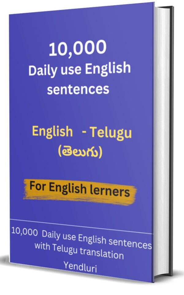 Daily use sentences Telugu